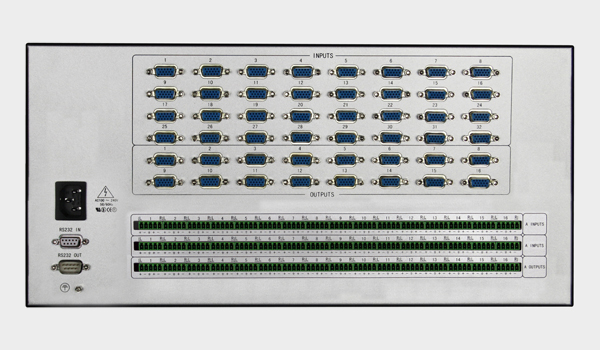VGA矩阵加音频32进16出大图