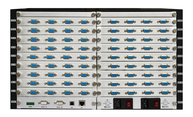 VGA插卡矩阵36进36出大图