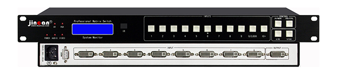 4K*2K DVI切换器8进1出大图