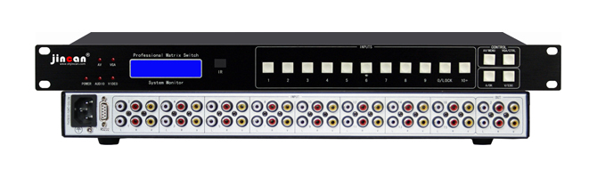 AV切换器16进1出大图